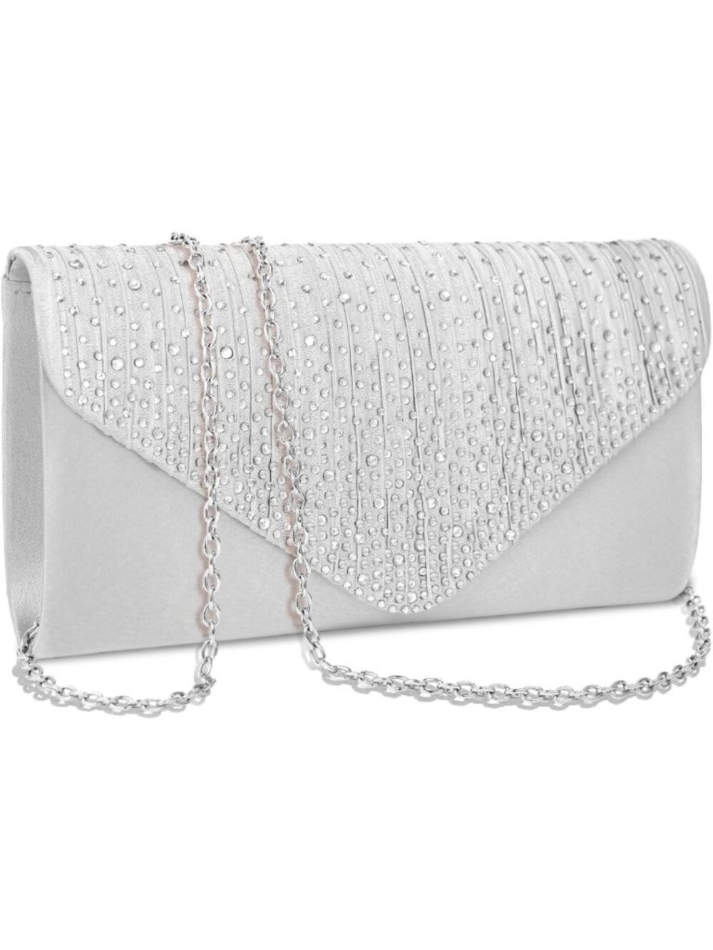 Elegant Rhinestone Clutch Purse for Women - Formal Evening Bag for Weddings